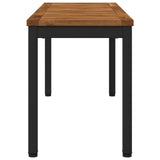 Garden Bench 108.5 x 35 x 45 cm Solid Acacia Wood Rectangular