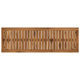 Garden Bench 108.5 x 35 x 45 cm Solid Acacia Wood Rectangular - Top-Down View