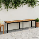 Garden Bench 161 x 35 x 45 cm Solid Acacia Wood Rectangular