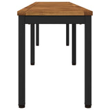 Garden Bench 201 x 35 x 45 cm Solid Acacia Wood Rectangular