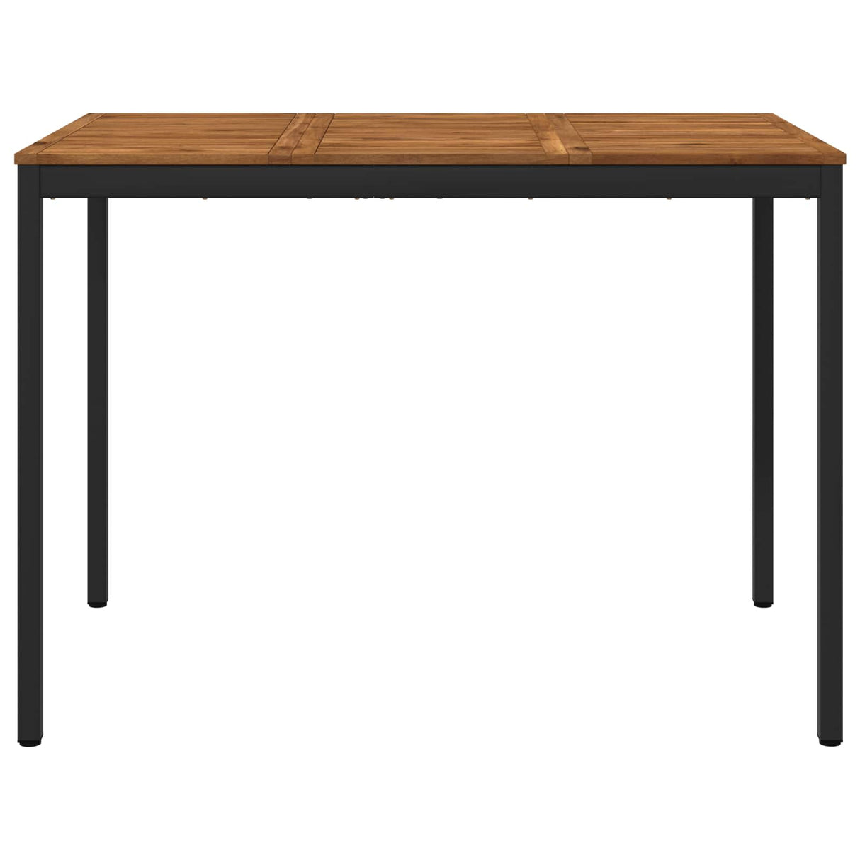 Garden Bar Table Natural and Black 147 x 88.5 x 105 cm