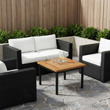 Table Top 40.5 x 40 x 2 cm Rectangular Solid Acacia Wood