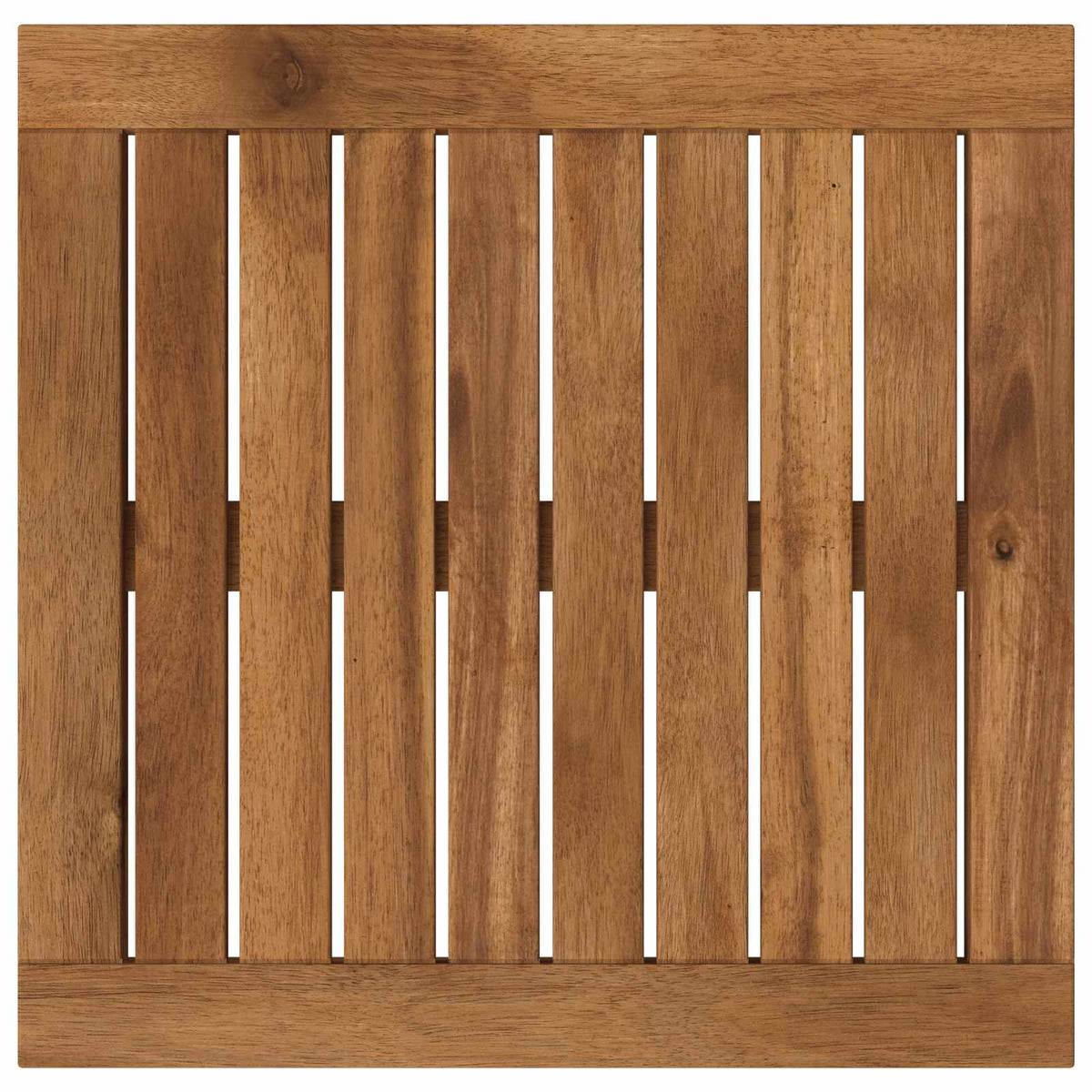Table Top 40.5 x 40 x 2 cm Rectangular Solid Acacia Wood