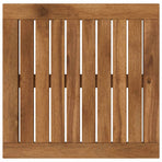 Table Top LAREN 40.5 x 40 x 2 cm Rectangular Solid Acacia Wood