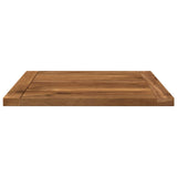 Table Top 40.5 x 40 x 2 cm Rectangular Solid Acacia Wood - 45-Degree Angle