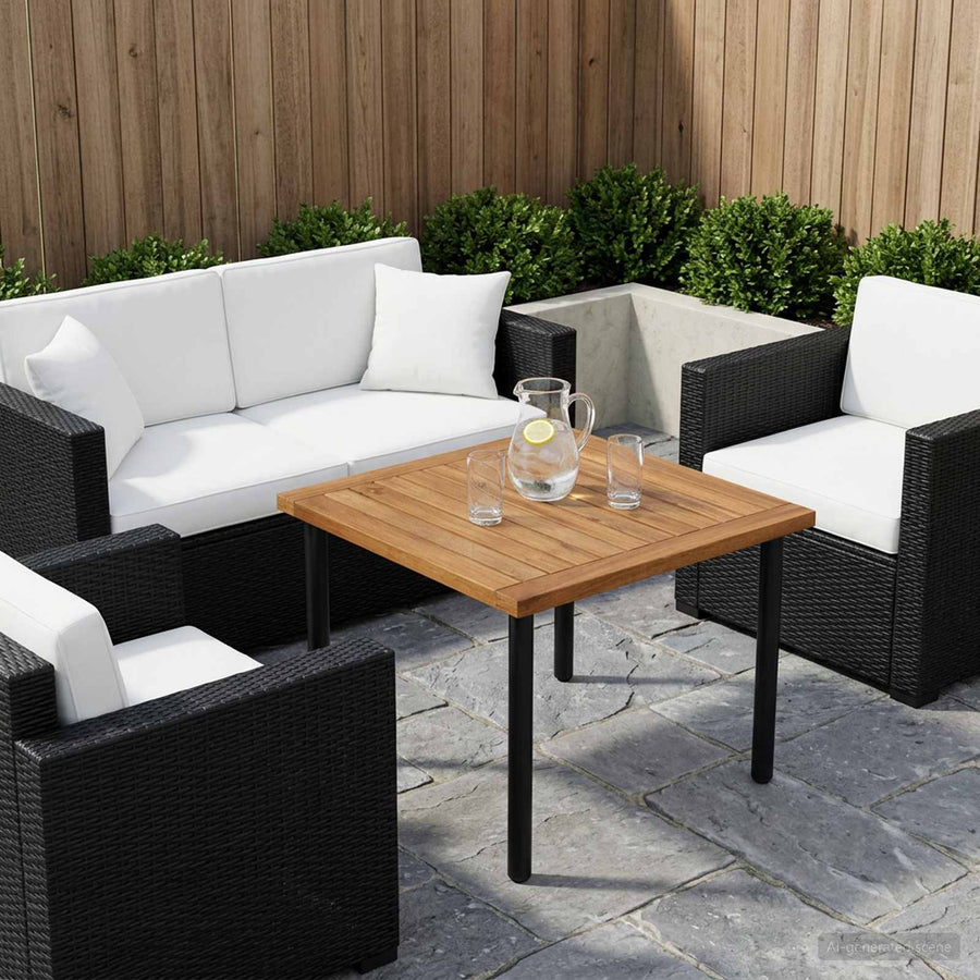 Table Top LAREN 48.5 x 49 x 2 cm Rectangular Solid Acacia Wood