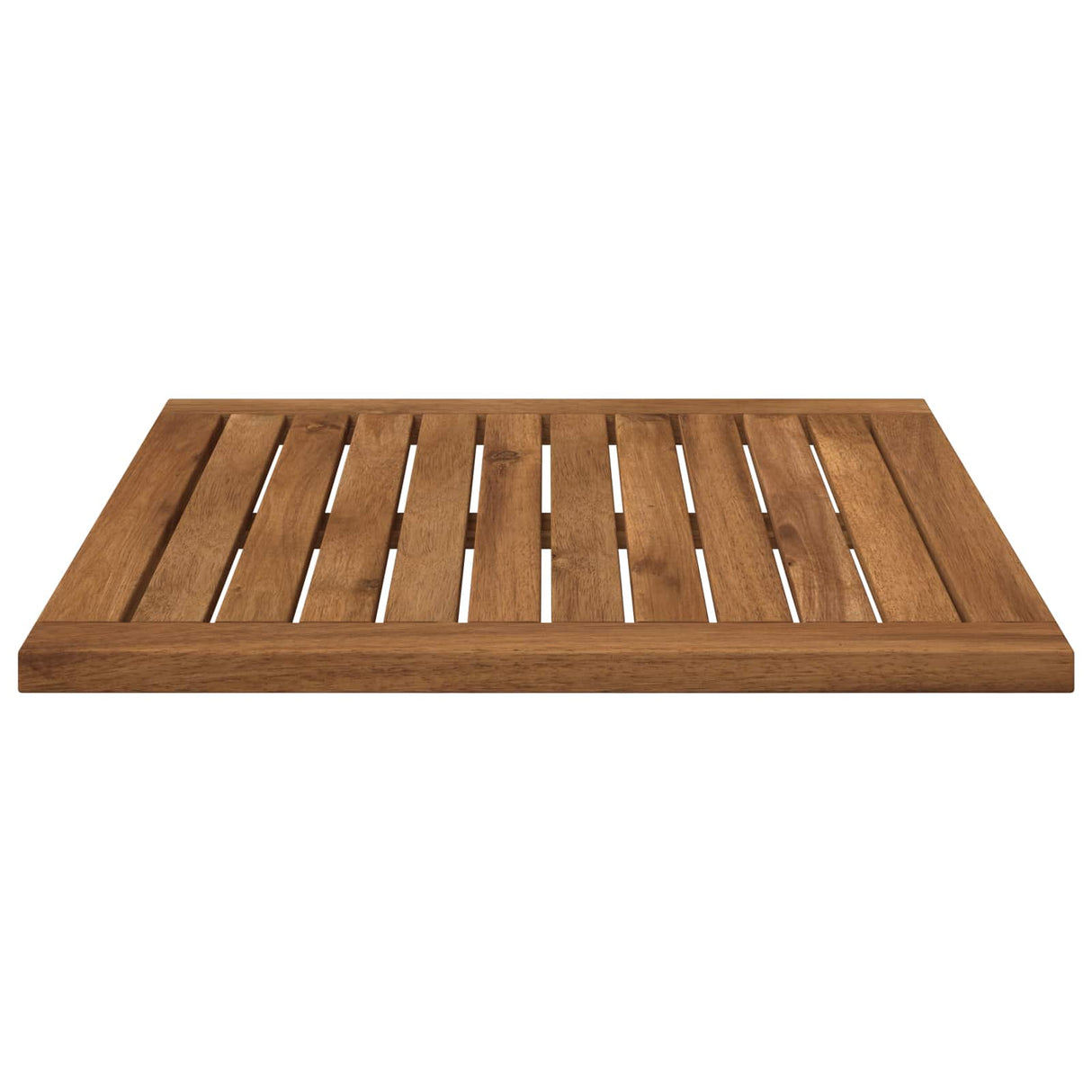 Table Top 48.5 x 49 x 2 cm Rectangular Solid Acacia Wood