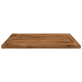 Table Top 48.5 x 49 x 2 cm Rectangular Solid Acacia Wood