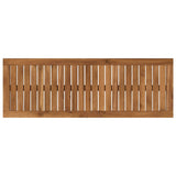 Table Top 100.5 x 35 x 2 cm Rectangular Solid Acacia Wood