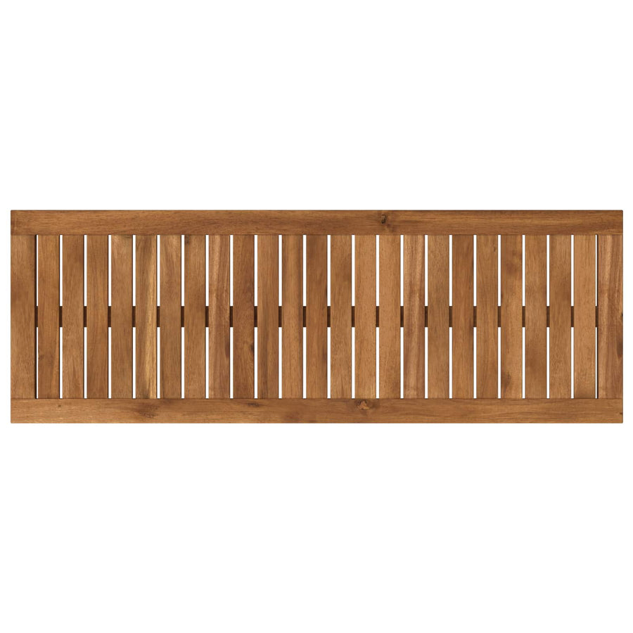 Table Top LAREN 100.5 x 35 x 2 cm Rectangular Solid Acacia Wood