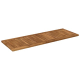 Table Top 100.5 x 35 x 2 cm Rectangular Solid Acacia Wood