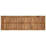 Table Top 108.5 x 35 x 2 cm Rectangular Solid Acacia Wood