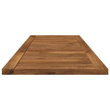 Table Top 108.5 x 35 x 2 cm Rectangular Solid Acacia Wood - 45-Degree Angle