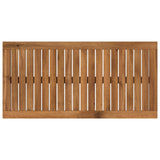 Table Top 80.5 x 40 x 2 cm Rectangular Solid Acacia Wood