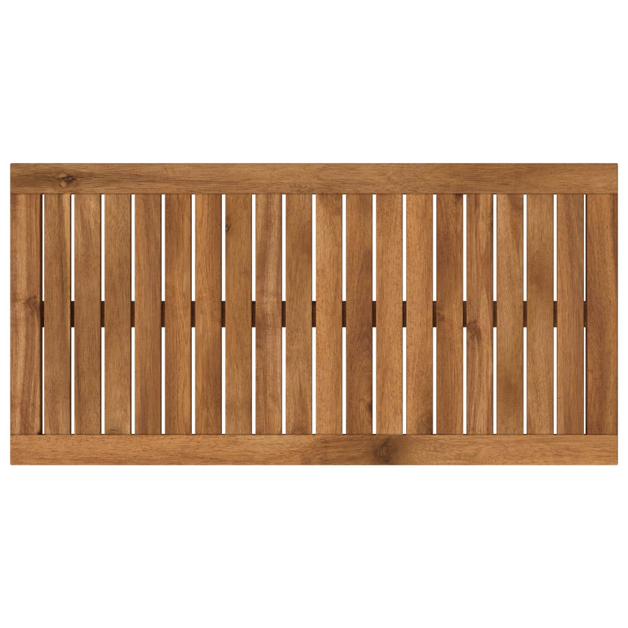Table Top LAREN 80.5 x 40 x 2 cm Rectangular Solid Acacia Wood