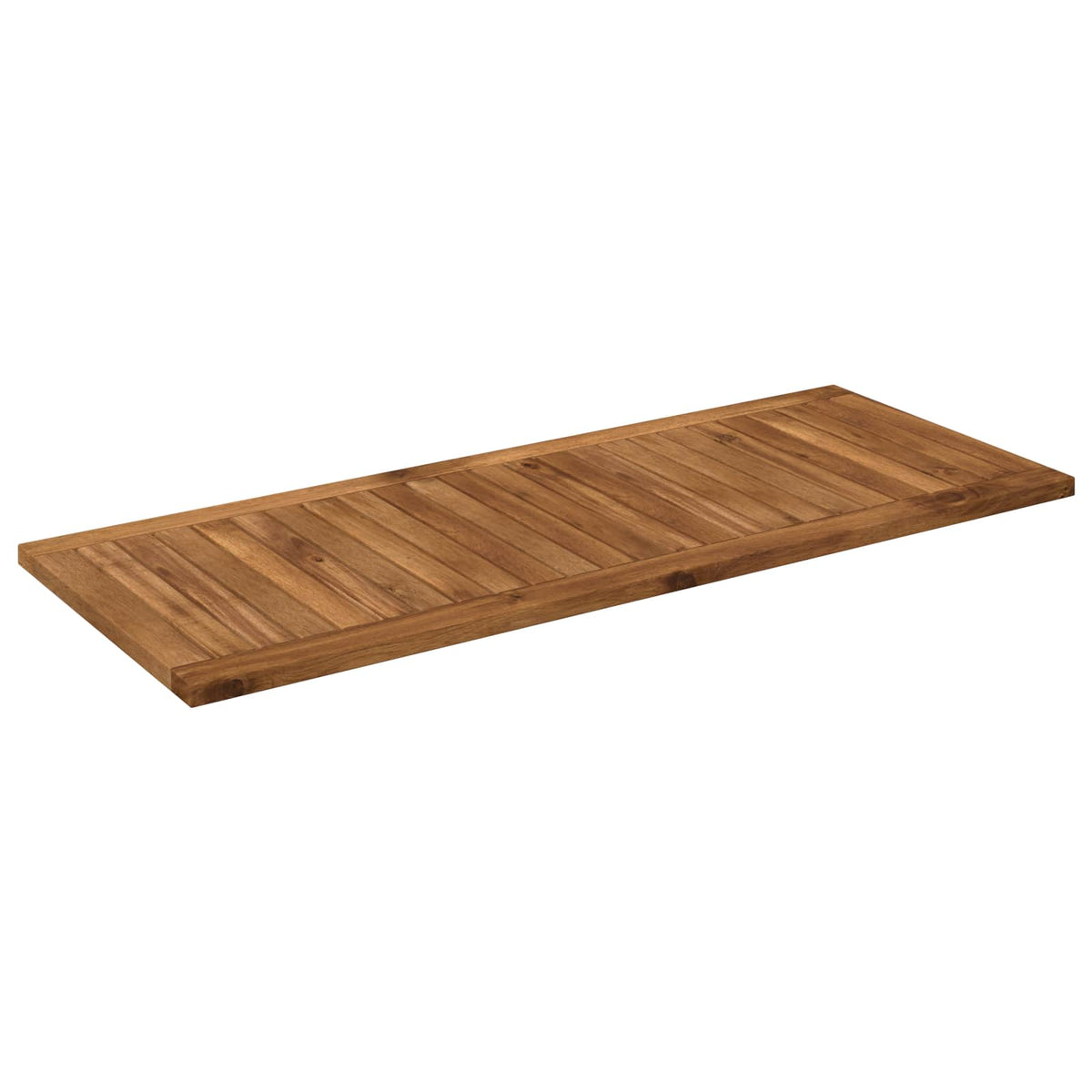 Table Top 100.5 x 40 x 2 cm Rectangular Solid Acacia Wood