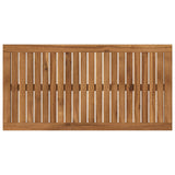 Table Top 88.5 x 45 x 2 cm Rectangular Solid Acacia Wood