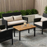 Table Top 60.5 x 49 x 2 cm Rectangular Solid Acacia Wood