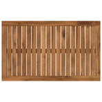 Table Top 80.5 x 49 x 2 cm Rectangular Solid Acacia Wood