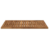 Table Top 80.5 x 49 x 2 cm Rectangular Solid Acacia Wood - Top-Down View