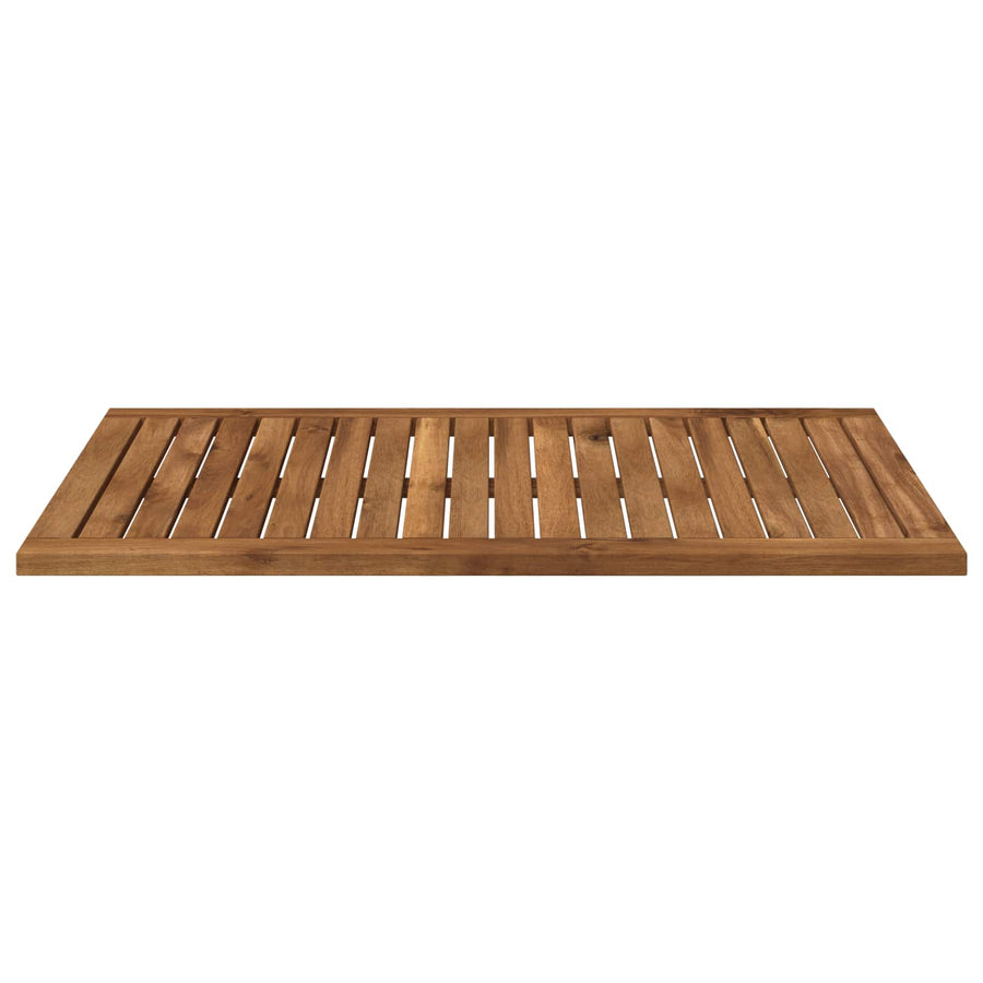 Table Top 80.5 x 49 x 2 cm Rectangular Solid Acacia Wood