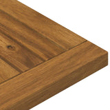 Table Top 88.5 x 55 x 2 cm Rectangular Solid Acacia Wood
