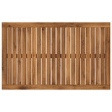 Table Top 88.5 x 55 x 2 cm Rectangular Solid Acacia Wood