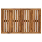 Table Top 88.5 x 55 x 2 cm Rectangular Solid Acacia Wood