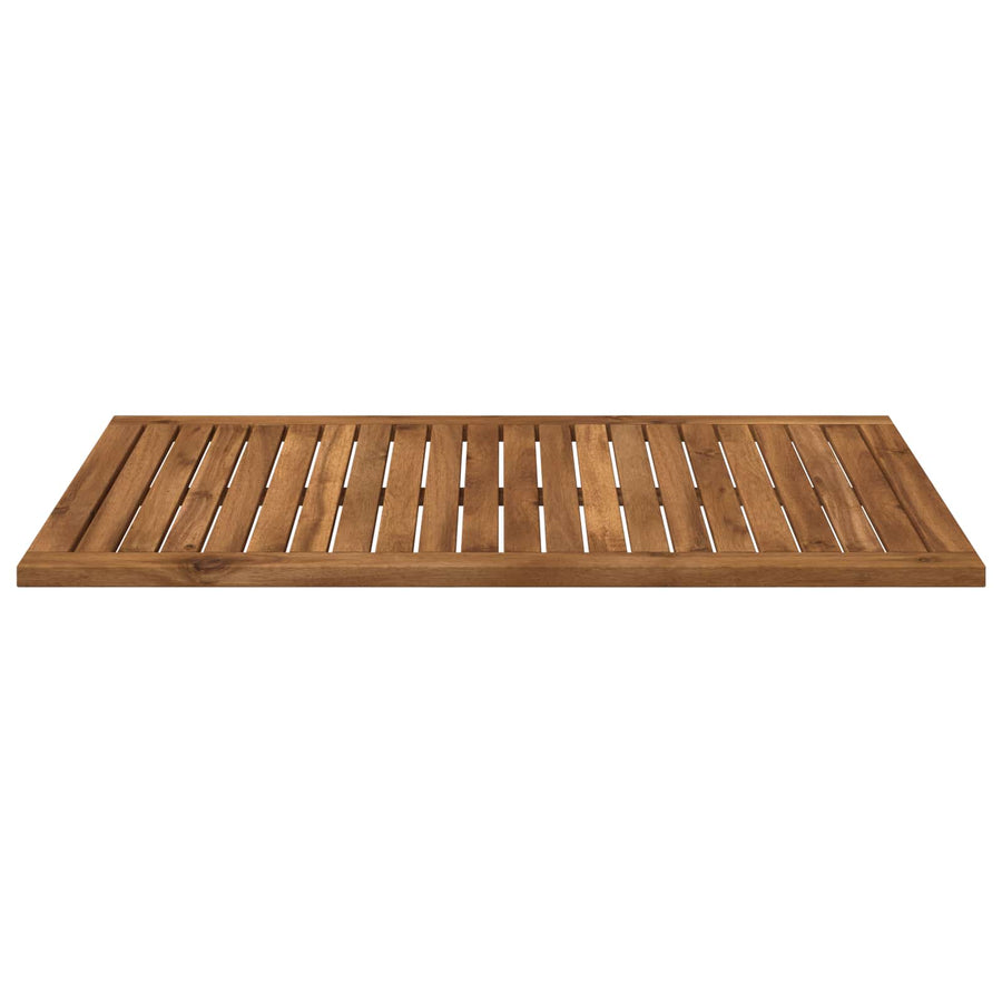 Table Top 88.5 x 55 x 2 cm Rectangular Solid Acacia Wood