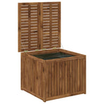 Garden Storage Box Solid Acacia Wood 70.5 x 68.5 x 53.5 cm