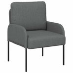 Sofas with Cushion 55cm Dark Grey Plywood