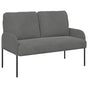 Sofas with Cushion 110cm Dark Grey Plywood