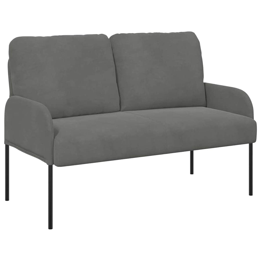 Sofas with Cushion 110cm Dark Grey Plywood