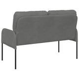 Sofas with Cushion 110cm Dark Grey Plywood - Rear View