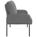 Sofas with Cushion 110cm Dark Grey Plywood - 45-Degree Angle
