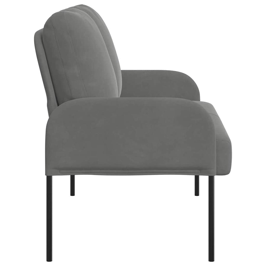 Sofas with Cushion 110cm Dark Grey Plywood