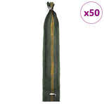 Sandbags 50 pcs Dark Green 120 x 27 cm HDPE