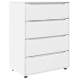 Storage Cabinets White 80 x 48 x 105 cm Engineered Wood - Front View
