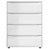 Storage Cabinets High Gloss White 80 x 48 x 105 cm
