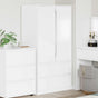 Wardrobe with Drawer White 79.5 x 49 x 156 cm Engineered Wood