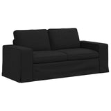 Sofa Set 2 pcs Black 182 x 80 x 82 cm Fabric - 45-Degree Angle