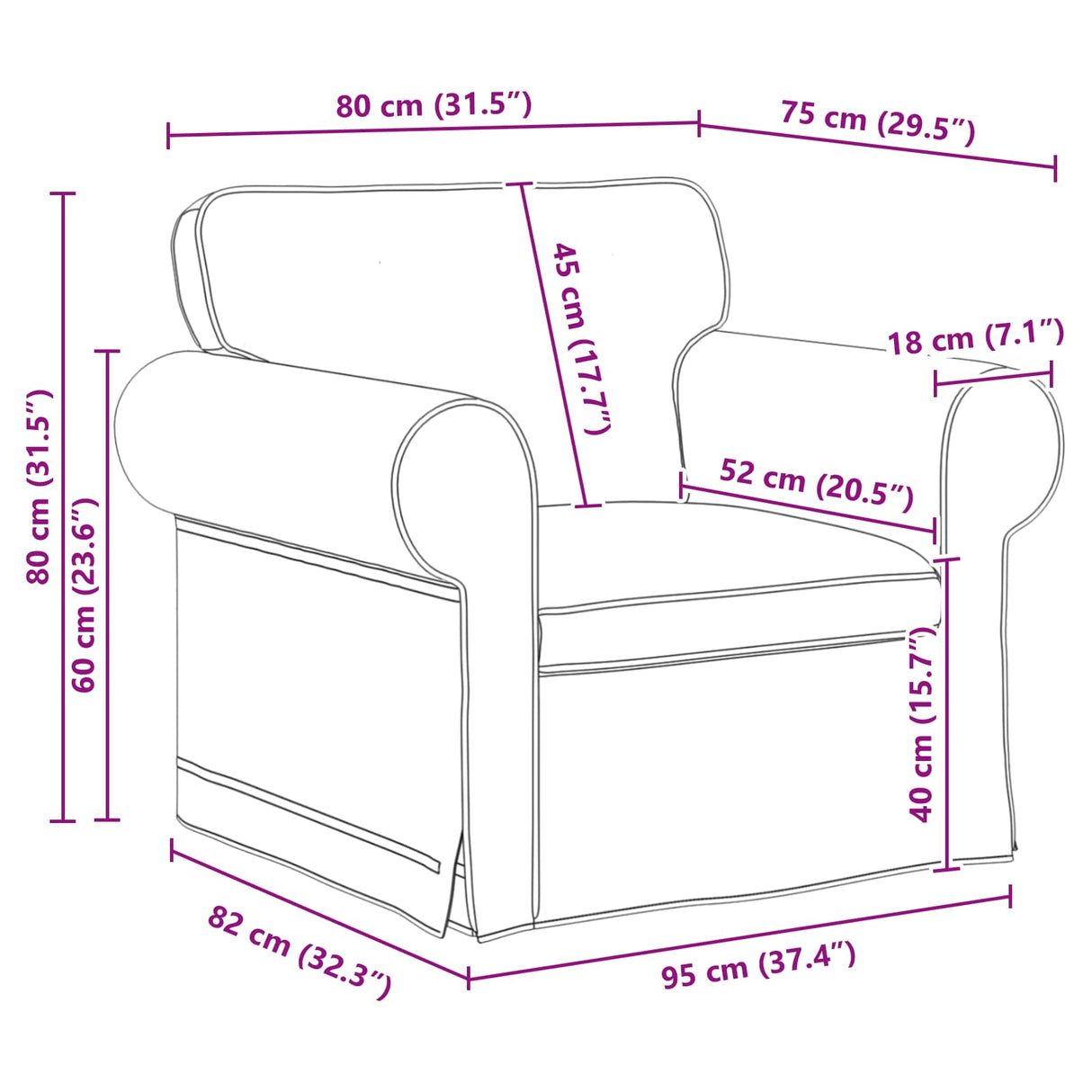 Sofa Set 2 pcs Dark Grey 245 x 82 x 80 cm Fabric