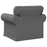 Sofa Dark Grey 95 x 82 x 80 cm Fabric