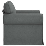 Sofa Dark Grey 95 x 82 x 80 cm Fabric