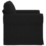Sofa Black 95 x 82 x 80 cm Fabric - 45-Degree Angle