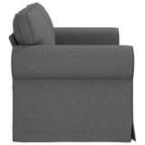 Sofa Dark Grey 155 x 82 x 80 cm Fabric