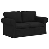 Sofa Black 155 x 82 x 80 cm Fabric