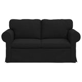 Sofa Black 155 x 82 x 80 cm Fabric - Top-Down View