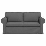 Sofa Dark Grey 175 x 82 x 80 cm Fabric - Top-Down View