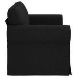 Sofa Black 175 x 82 x 80 cm Fabric - 45-Degree Angle